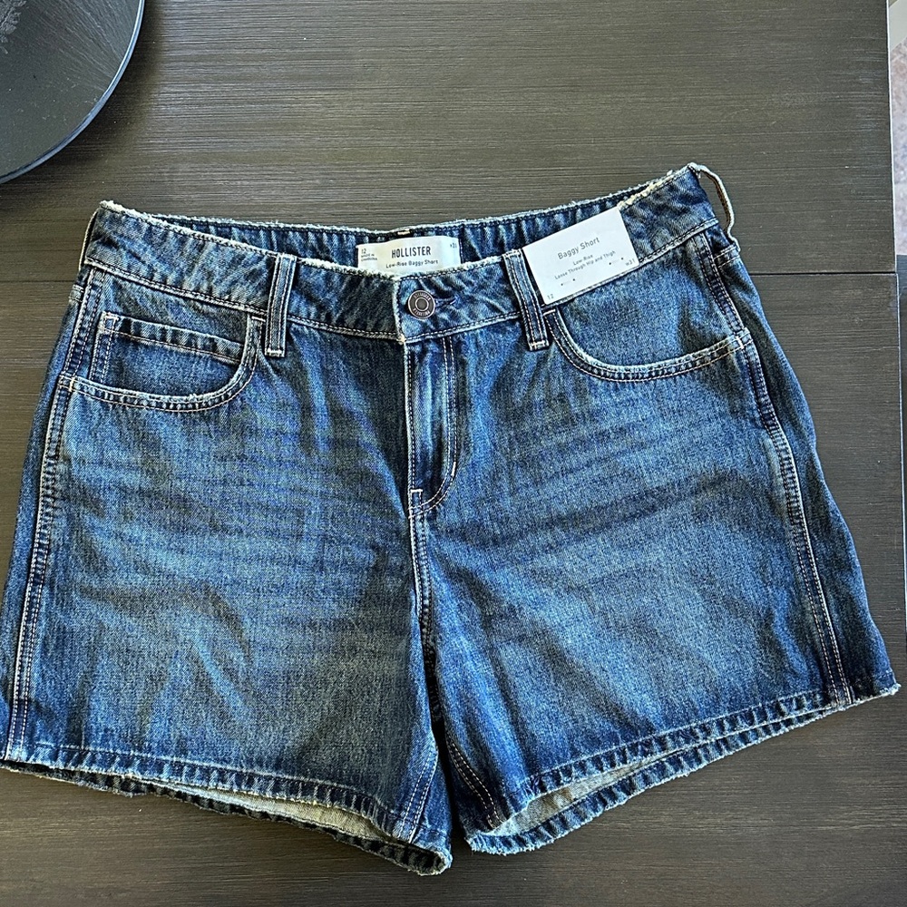 Hollister Women's “Baggy Short” Jean Shorts